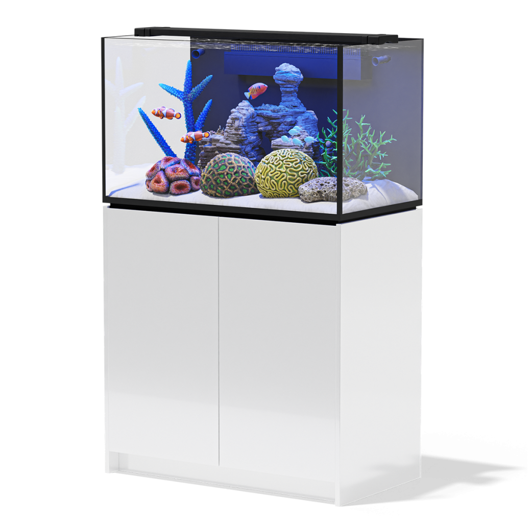 Aqua Marin 900 Pro Aquarium, Sump & Cabinet - Gloss White