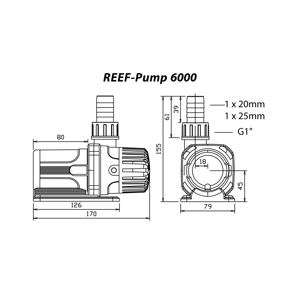 TMC Reef Pump DC 6000 - Exclusive