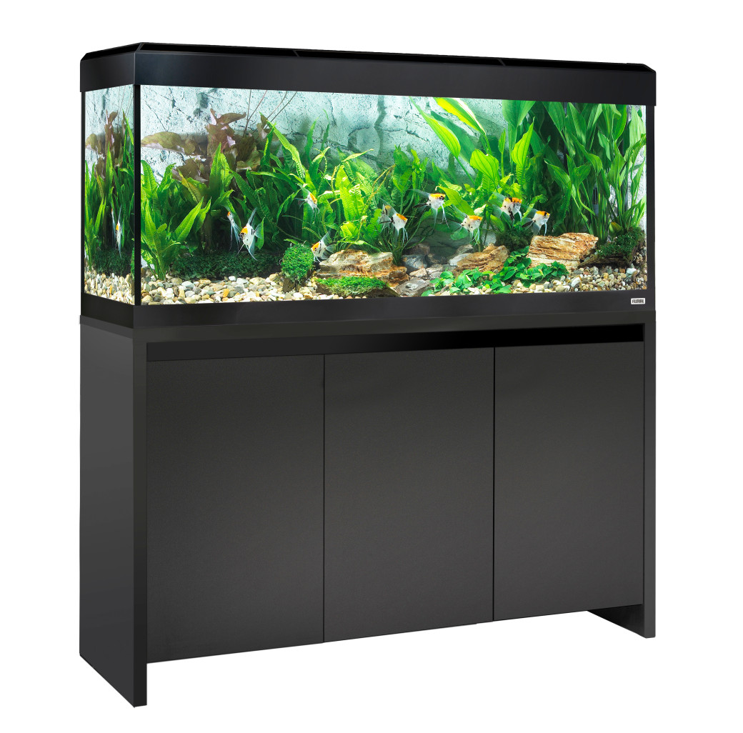 Fluval Roma 240 Bluetooth LED Aquarium & Cabinet Set - Black