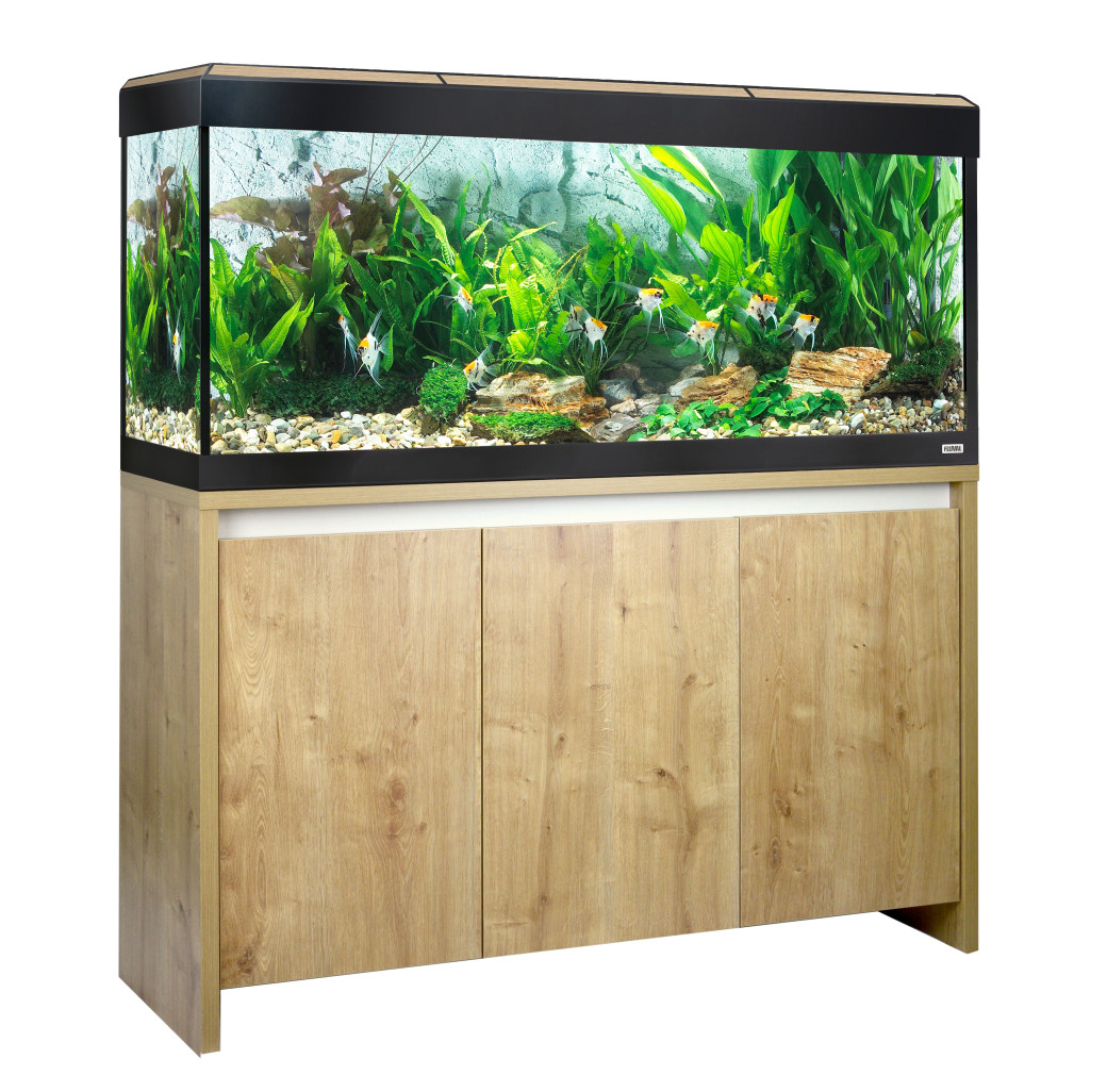 Fluval Roma 240 Bluetooth LED Aquarium & Cabinet Set - Oak