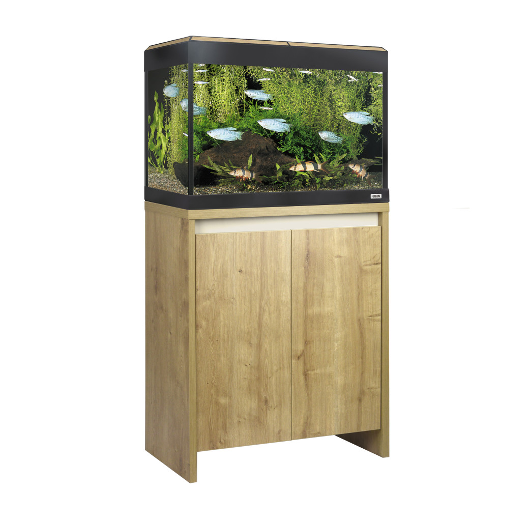 Fluval Roma 90 Bluetooth LED Aquarium & Cabinet Set - Oak