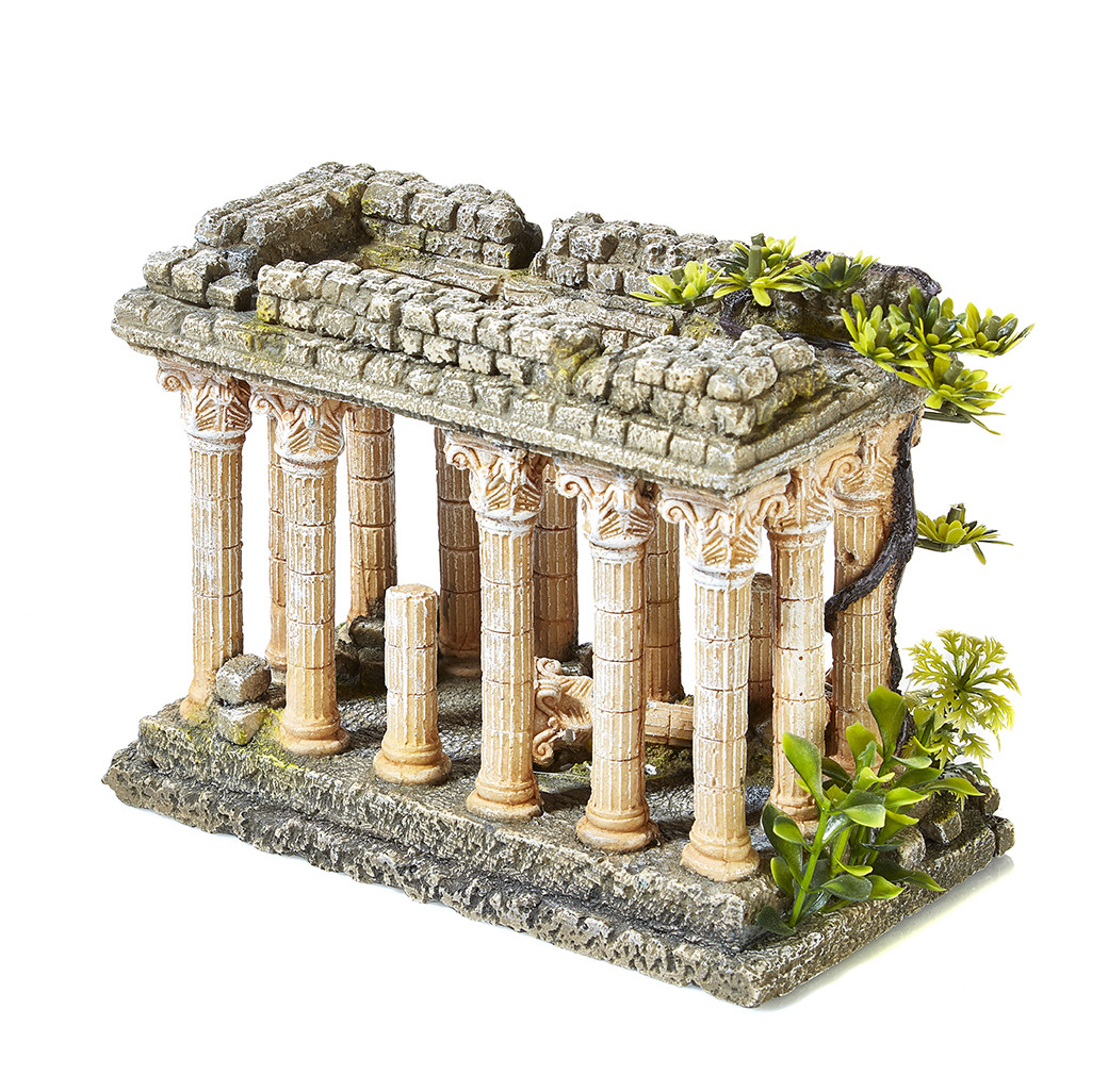 Classic Ornament - Roman Column with Plants & Airstone