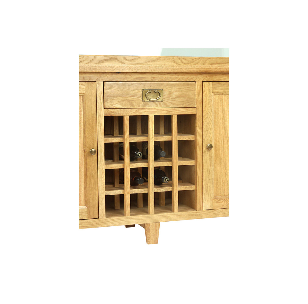 Aqua Oak Wine Rack 160cm  Aquarium & Cabinet