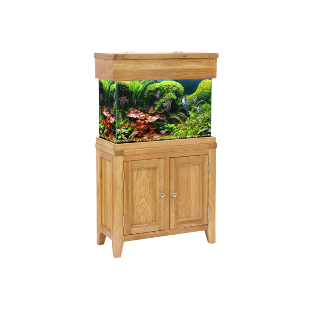 Aqua Oak Doors 76cm Aquarium & Cabinet