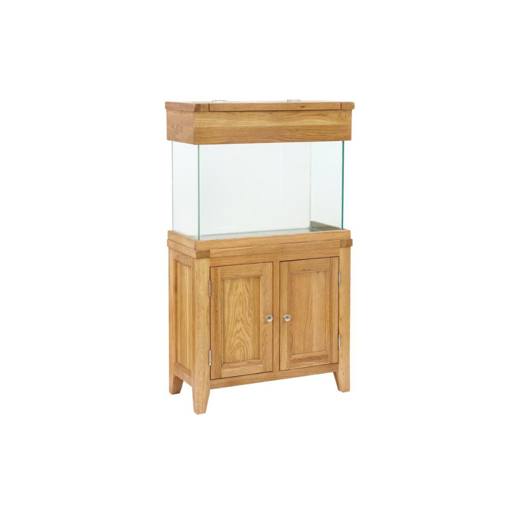 Aqua Oak Doors 76cm Aquarium & Cabinet