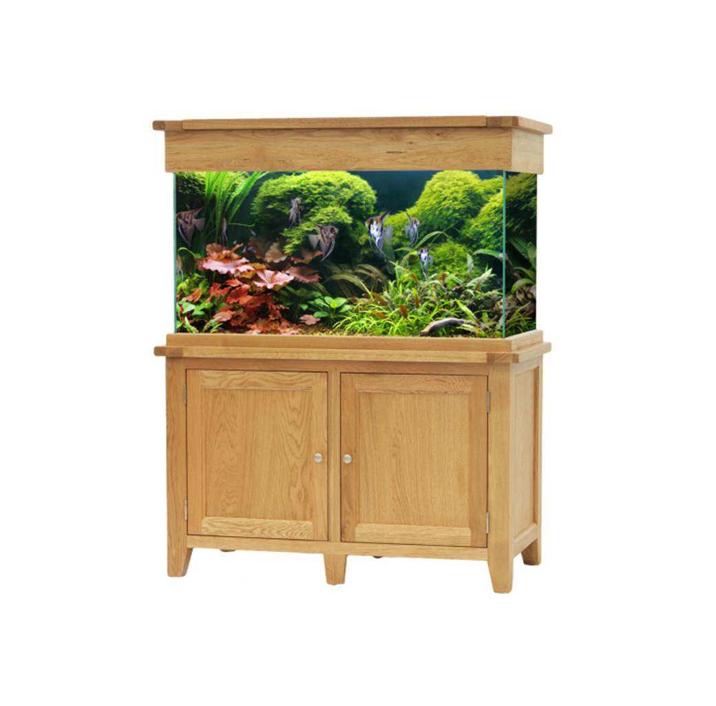 Aqua Oak Doors 120cm Aquarium & Cabinet