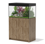 Aqua Marin Fresh 900 Freshwater Aquarium & Cabinet - Hickory