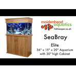 SeaBray Elite 36" x 15" x 20” Aquarium Cabinet - Mekong