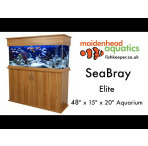 SeaBray Elite 48" x 15" x 20” Aquarium &amp; Cabinet - Mekong