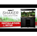 Fluval Shaker 252 Aquarium & Cabinet Set - Slate Grey