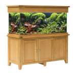 Aqua Oak Doors 150cm Aquarium & Cabinet