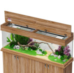 SeaBray Elite 72" x 18" x 24” Aquarium & Cabinet - Tiepolo