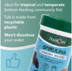 AquaCare Spirulina Algae Wafers