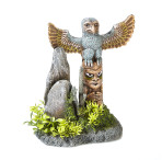 Classic Ornament - Totem Pole on Rocks with plants