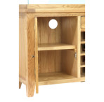 Aqua Oak Wine Rack 160cm  Aquarium & Cabinet