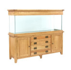 Aqua Oak Doors & Drawers 180cm Aquarium & Cabinet