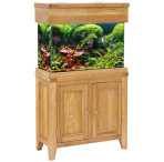 Aqua Oak Doors 76cm Aquarium & Cabinet