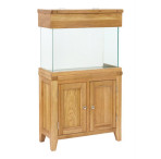 Aqua Oak Doors 76cm Aquarium & Cabinet