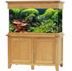 Aqua Oak Doors 120cm Aquarium & Cabinet