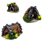 Classic Ornament - Viking House with Plants